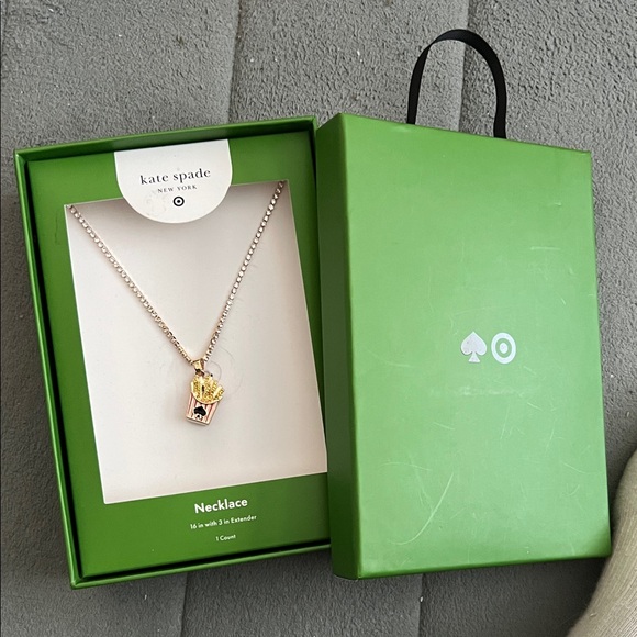kate spade Jewelry - Kate Spade Gold and Silver Necklace with 🍟 French fries Pendant